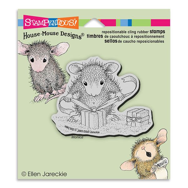 House Mouse  Gifts to Tie Cling Stamp