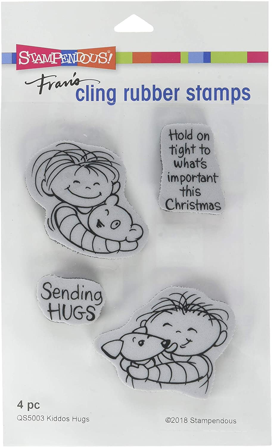 Kiddos Hugs Stamp Set with Matching Dies