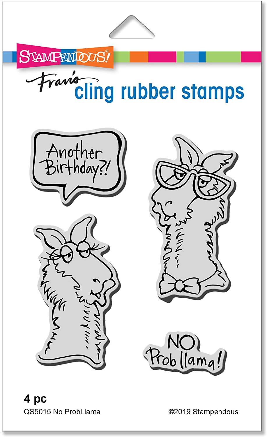 No Probllama Stamp Set with Matching Dies