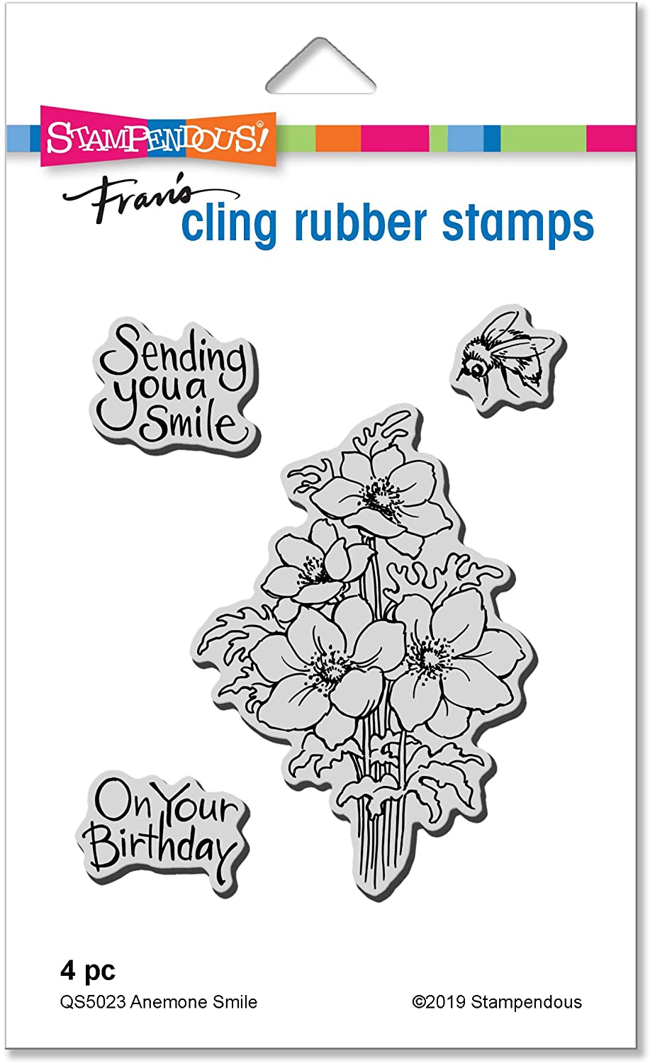 Anemone Smile Stamp Set with Matching Dies
