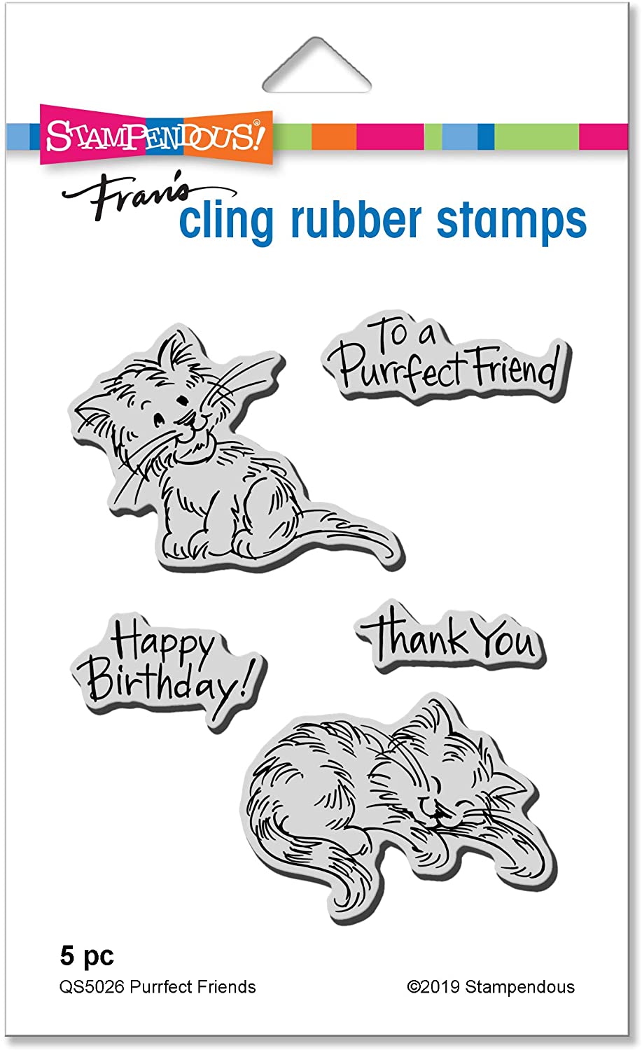 Purrfect Friends Stamp Set with Matching Dies