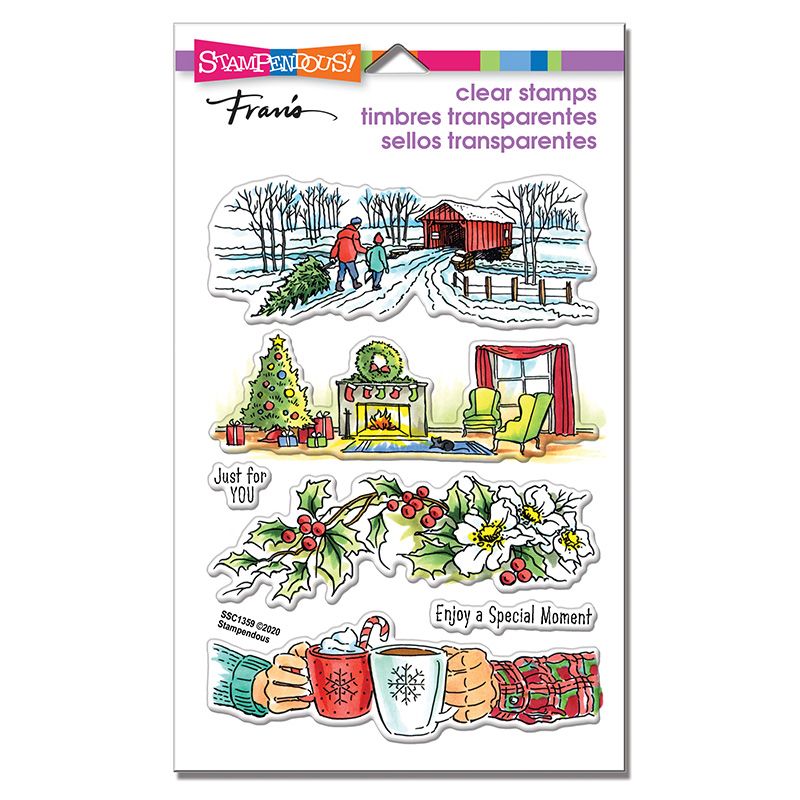 Holiday Gift Perfectly Clear Stamps