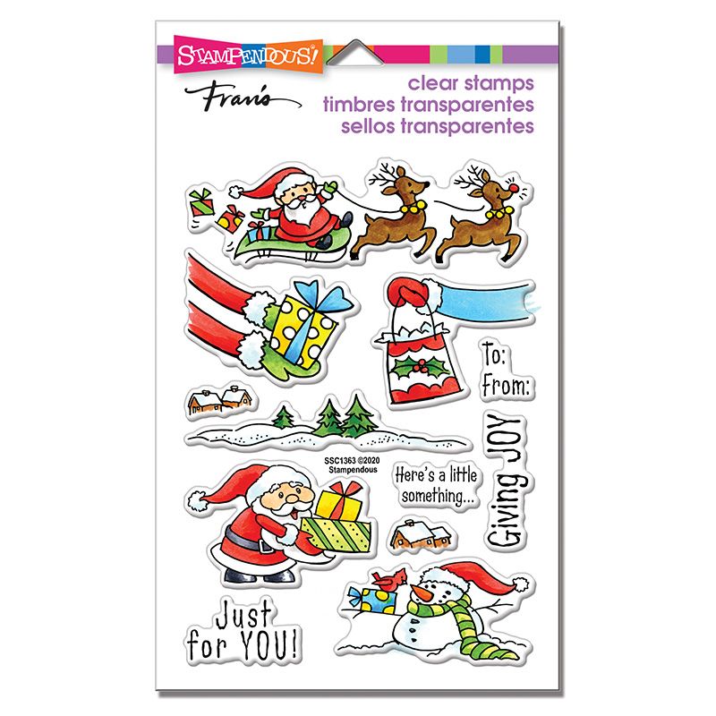 Christmas Gift Perfectly Clear Stamps