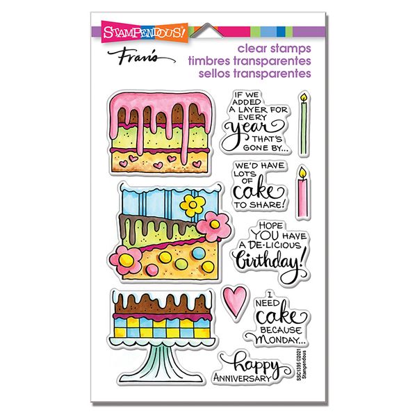 Slim Cake Perfectly Clear Stamps Set