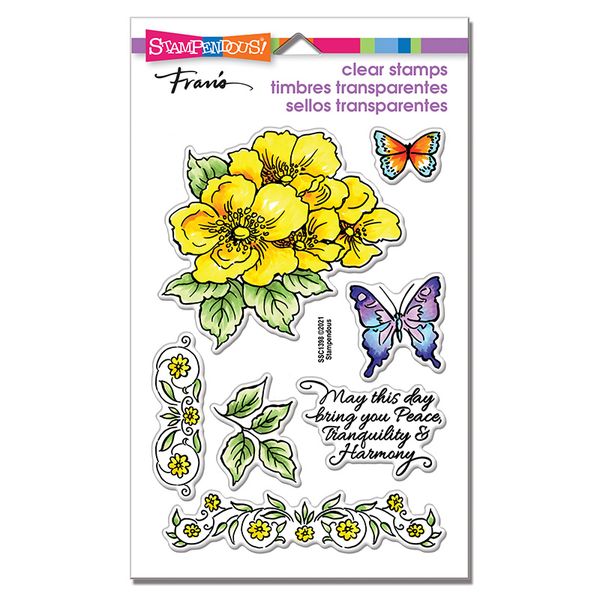 Tranquil Rose Perfectly Clear Stamps Set