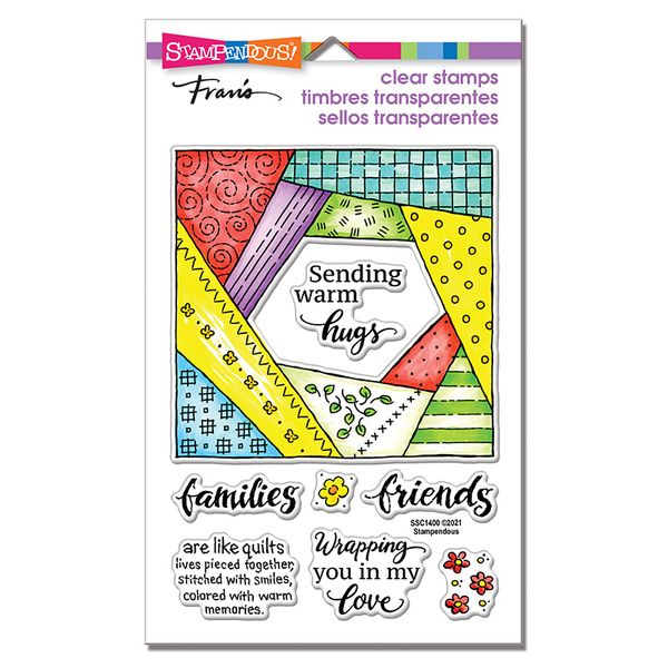 Quilt Hugs Perfectly Clear Stamps Set