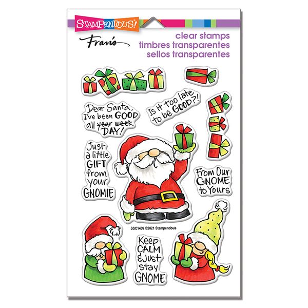 Santa Frame Clear Stamp Set