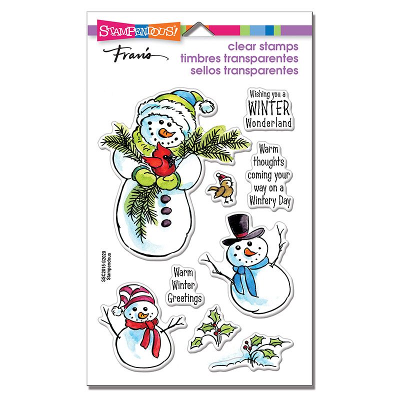 Wintery Day Perfectly Clear Stamps