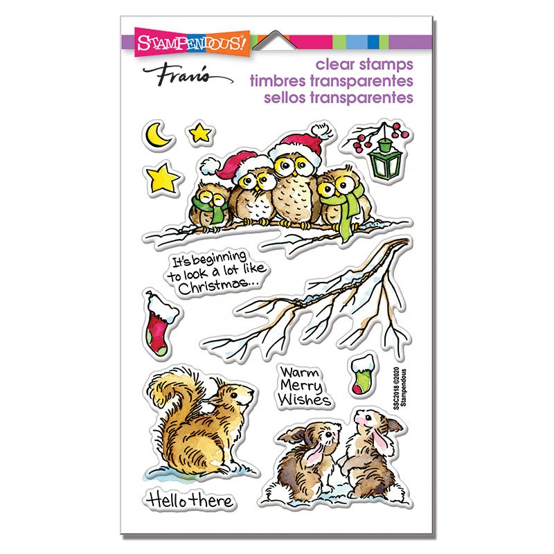 Critter Christmas Perfectly Clear Stamps