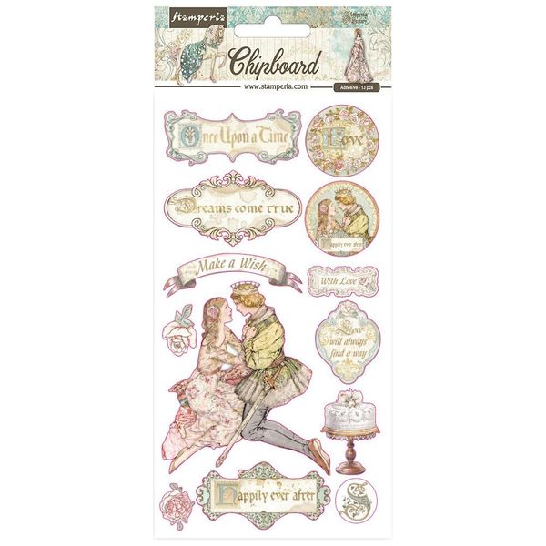 Sleeping Beauty Chipboard