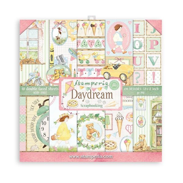 Daydream Girl Stamperia 12x12 Paper Pack