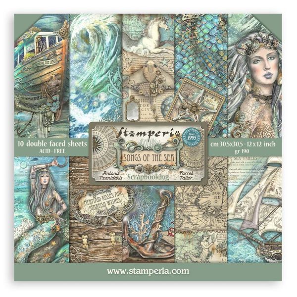 Songs of the Sea 12X12 Paper Pack