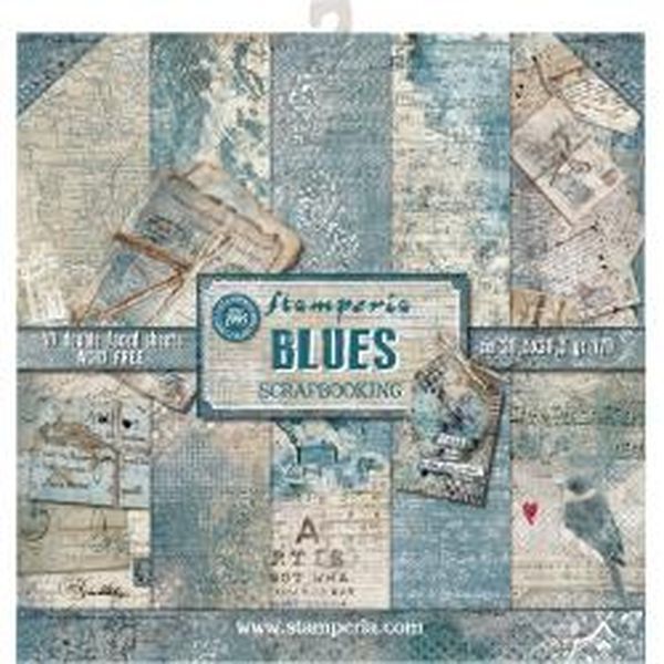 Blues 12x12 Paper Pack (10 sheets)