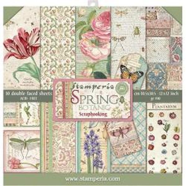 Spring Botanic 12x12 Paper Pack (10 sheets)