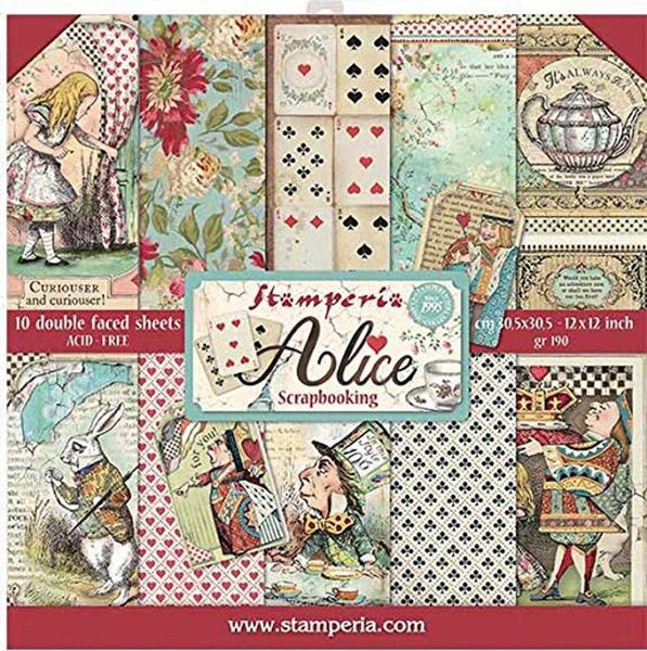 Alice 12x12 Paper Pack (10 sheets)