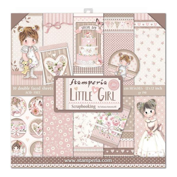 Little Girl 12x12 Paper Pack (10 sheets)