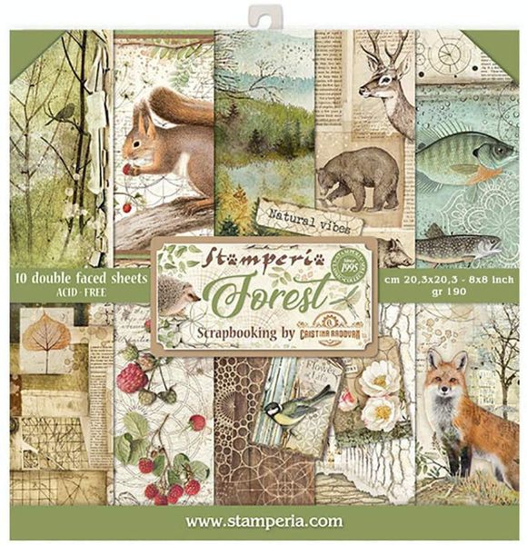 Forest 8x8 Paper Pack (10 sheets/pkg.)