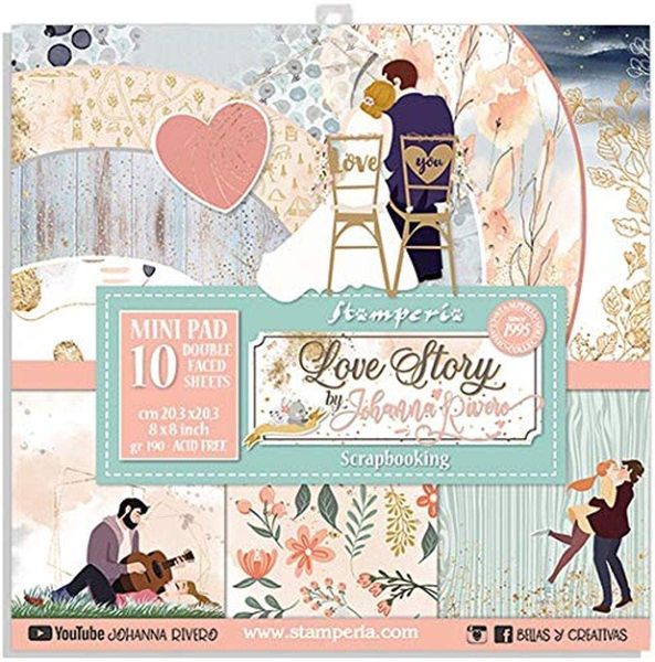 Love Story 8x8 Paper Pack (10 sheets/pkg.)