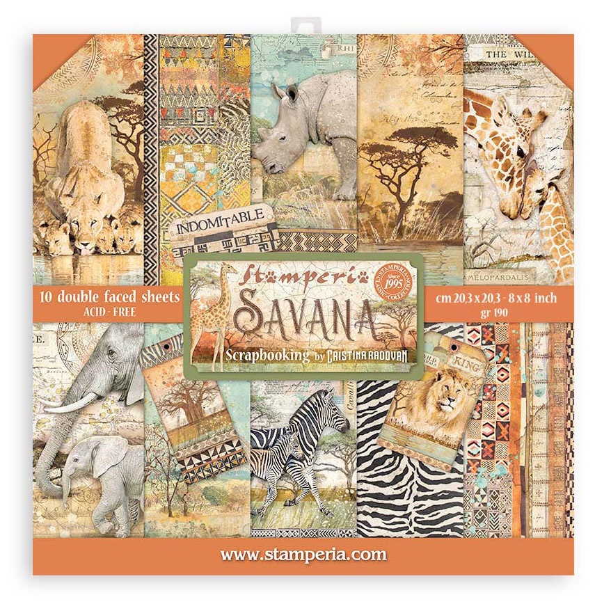 Savana 8x8 Paper Pack