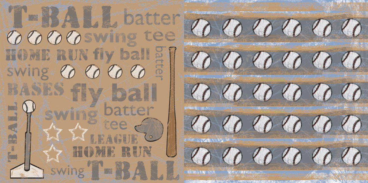 T-Ball Paper - T-Ball Star Blue